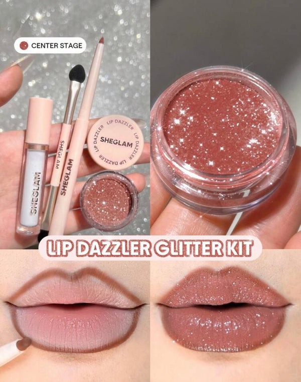 Sheglam Lip Dazzler Glitter Kit 4 in 1
