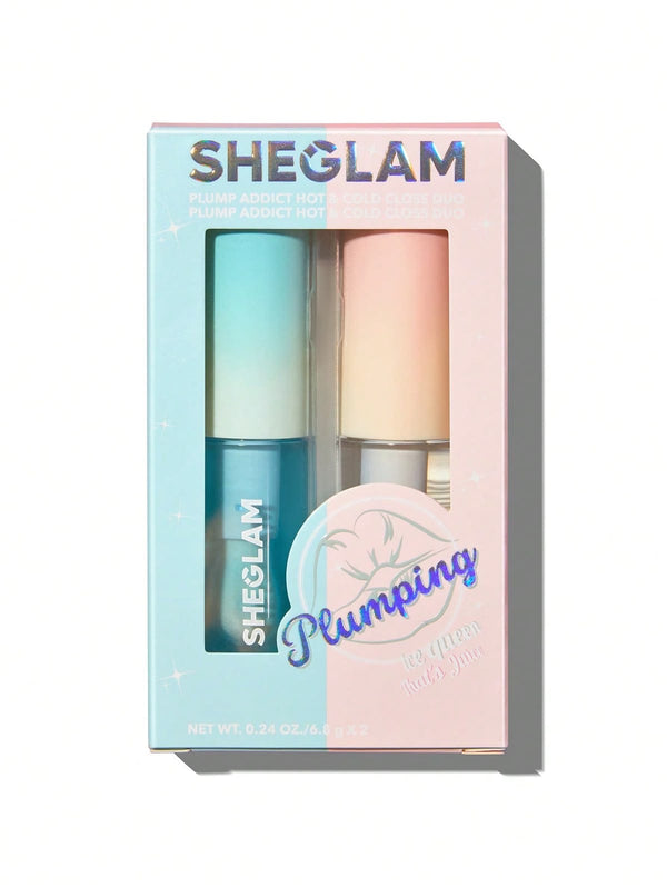 Sheglam Plump Addict Hot and Cold Gloss Duo