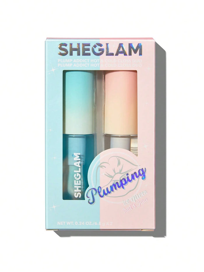 Sheglam Plump Addict Hot and Cold Gloss Duo