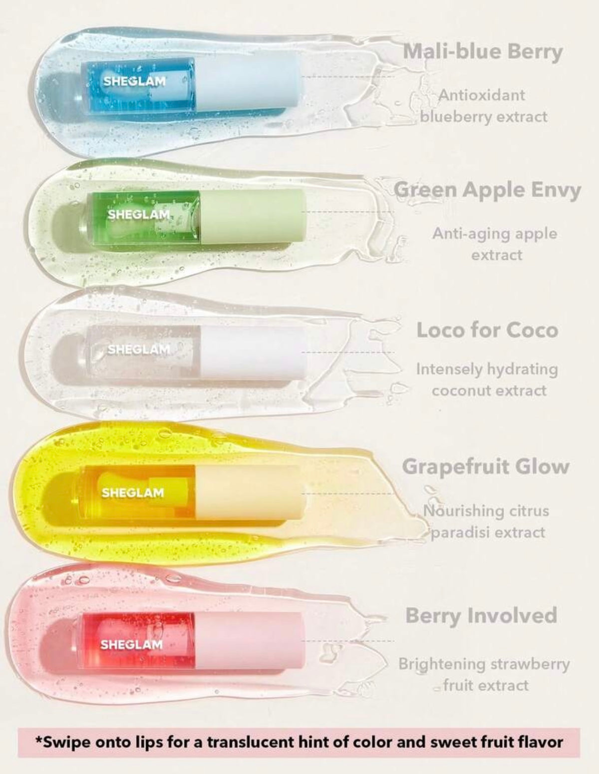 Sheglam Jelly Wow Hydrating Lip Oil